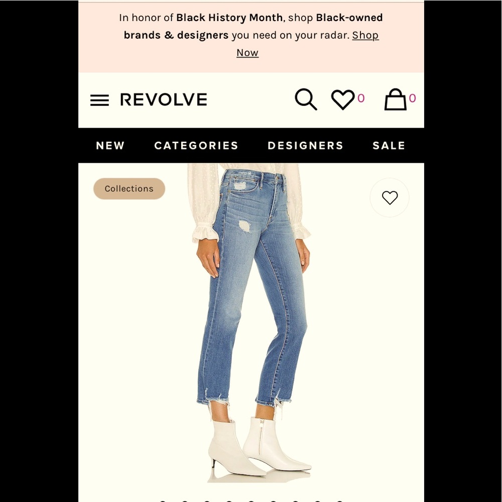 WORN 1X ‼️ FRAME LE HIGH STRAIGHT ‼️